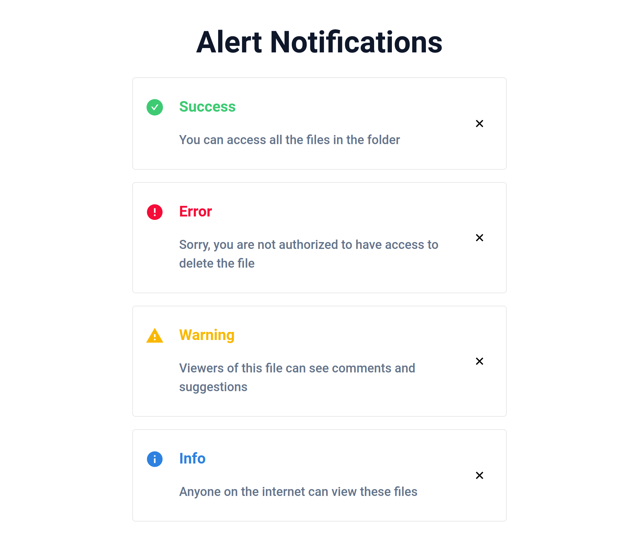 Alert Notifications