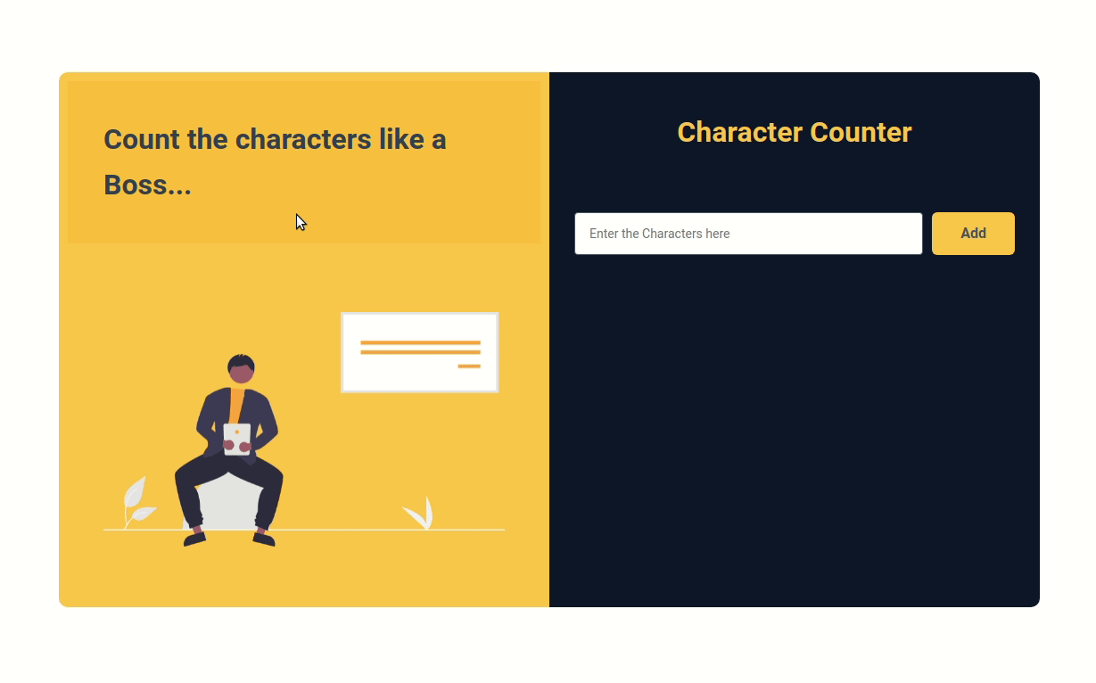 GitHub - AshwinKanth/Character-Counter: Character Counter Using React ...