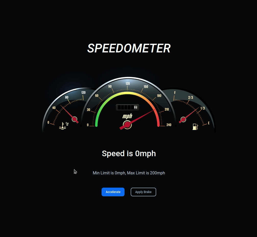speedometer output